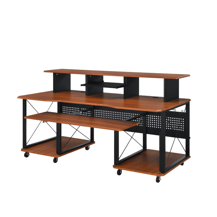 ACME Megara Music Desk, Cherry & Black Finish OF00988