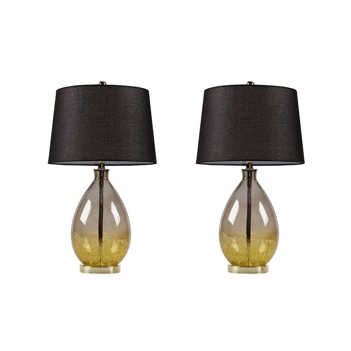 Cortina Ombre Glass Table Lamp, Set of 2