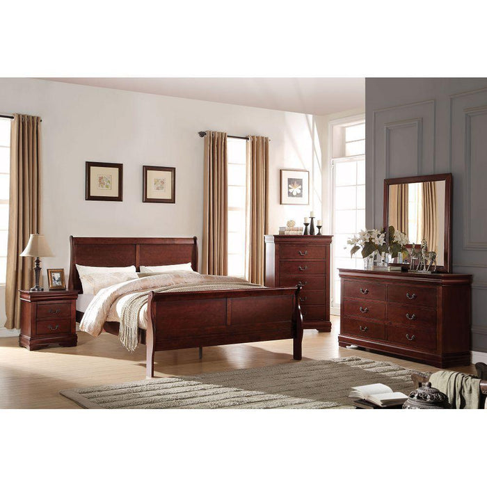 ACME Louis Philippe Queen Bed in Cherry 23750Q