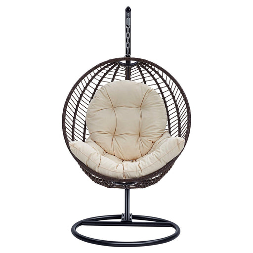 ROUND SHAPE SWING CHAIR PATIO GRADEN HOME image