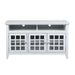 48 INCH TV Stand， TV Stands & Entertainment Centers with 3-Door Cabinet - white image